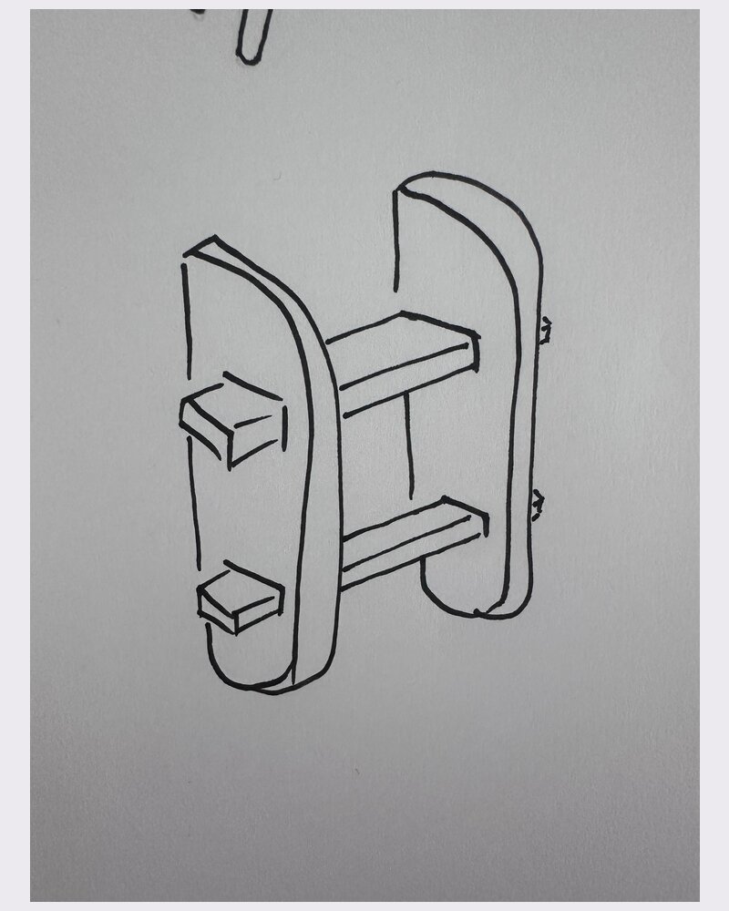 Wall piece, hand drawing
