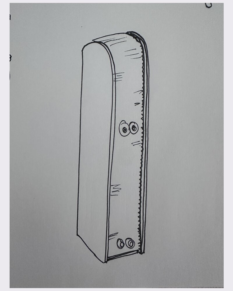 Pastoe piece, hand drawing