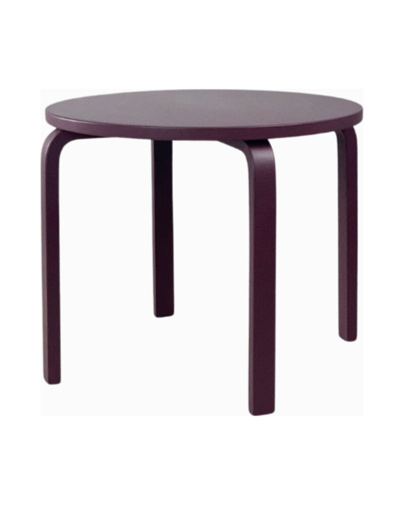 Aubergine round table