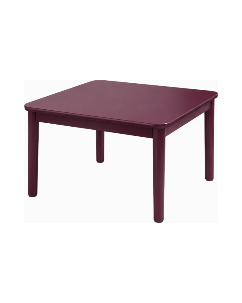 Aubergine square side table