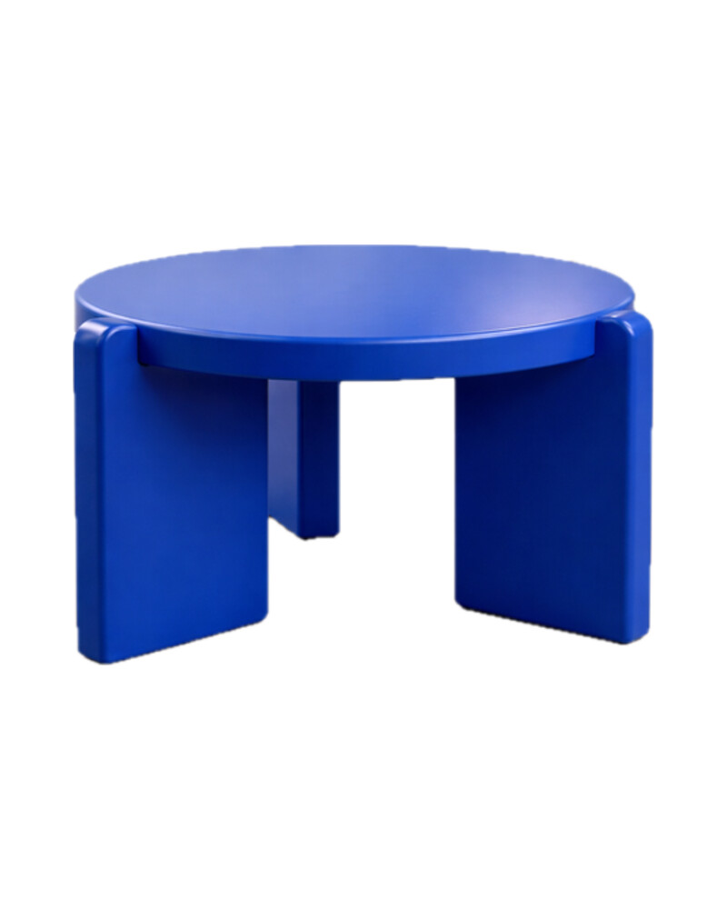 Cobalt round side table